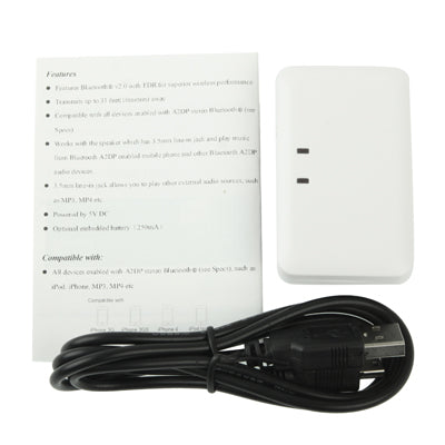 Mini Bluetooth Music Receiver for iPhone 4 & 4S / 3GS / 3G / iPad 3 / iPad 2 / Other Bluetooth Phones & PC, Size: 60 x 36 x 15mm Mini Bluetooth Music Receiver for iPhone 4 & 4S / 3GS / 3G / iPad 3 / iPad 2 / Other Bluetooth Phones & PC, Size: 60 x 36 x 15mm